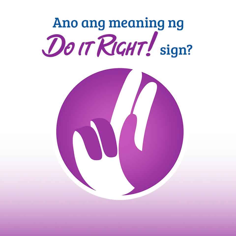 #DoItRight Hand Sign