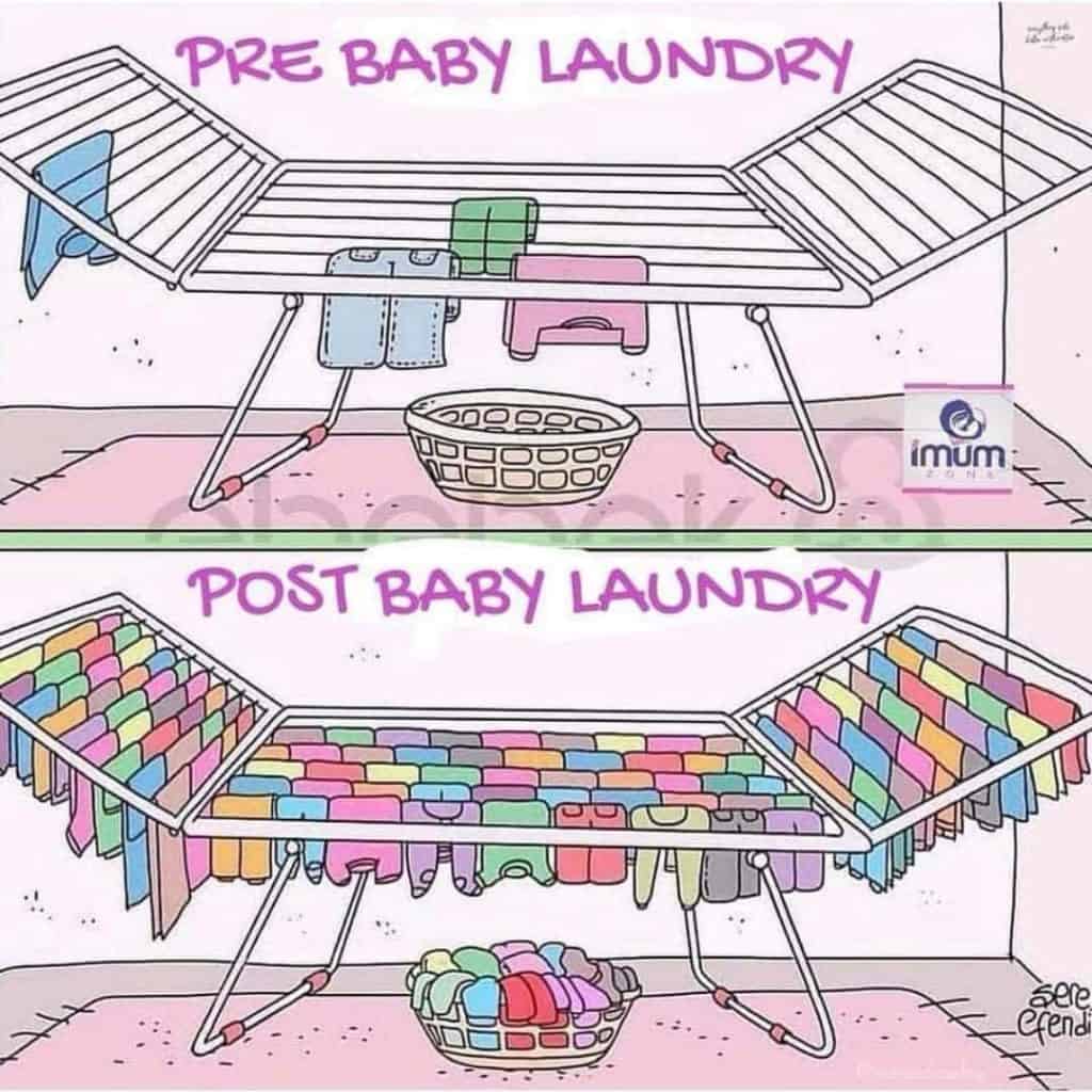 Post Baby Laundry Meme